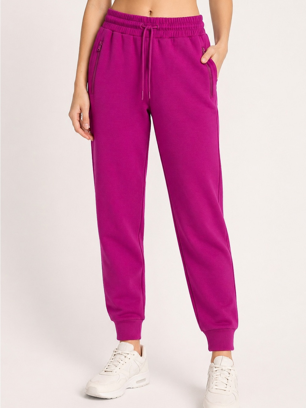 OLD NAVY Dynamic Fleece Joggers – High Waist Zip Pocket Sweatpants